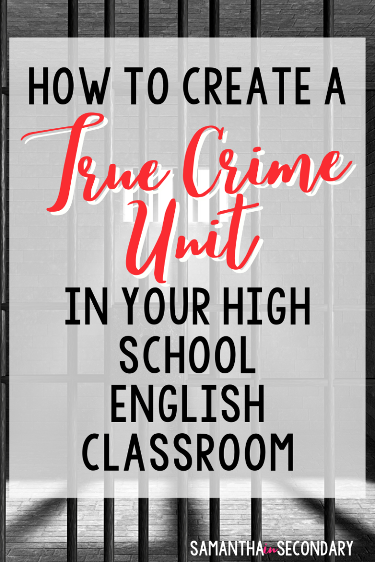 true crime research project high school